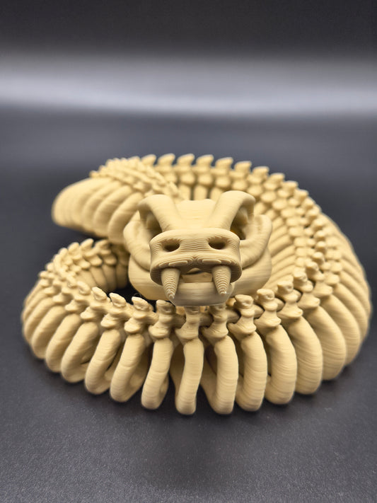 Coiled Bones — Skeleton Snake (Medium)