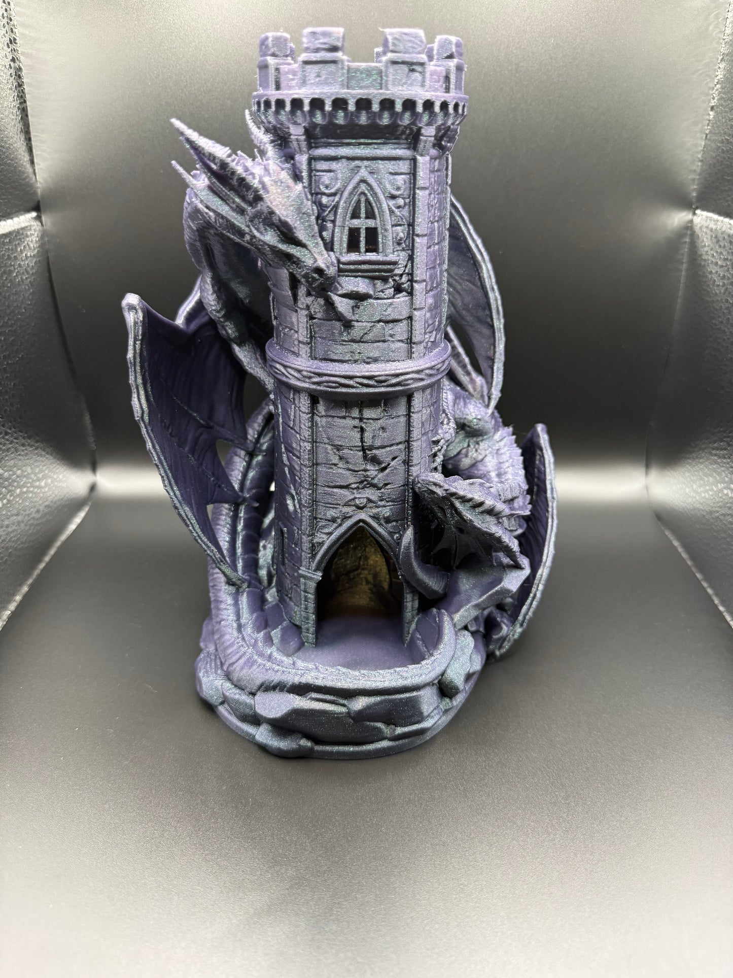 Dragonhold — Dragon Dice Tower | Gothic DnD Accessory | 3D Printed Fantasy Castle