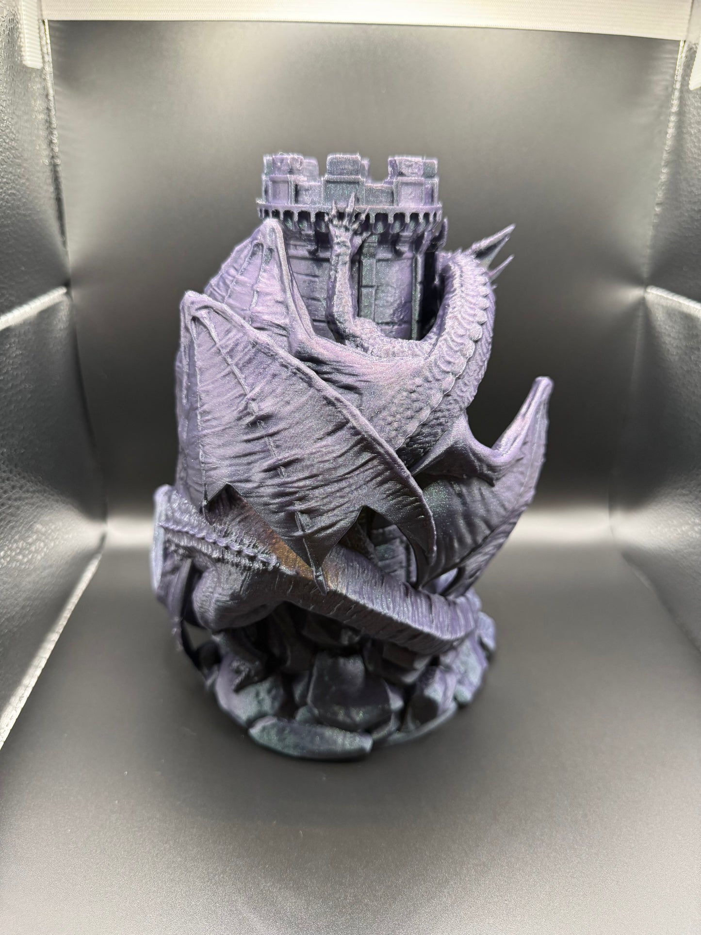 Dragonhold — Dragon Dice Tower | Gothic DnD Accessory | 3D Printed Fantasy Castle