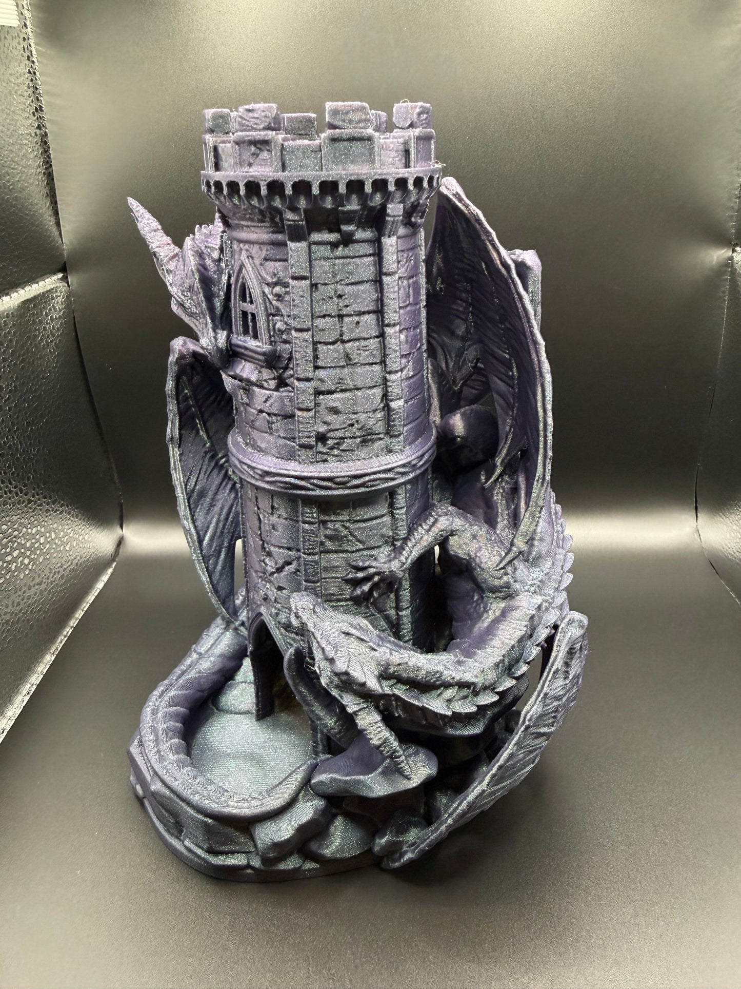 Dragonhold — Dragon Dice Tower | Gothic DnD Accessory | 3D Printed Fantasy Castle